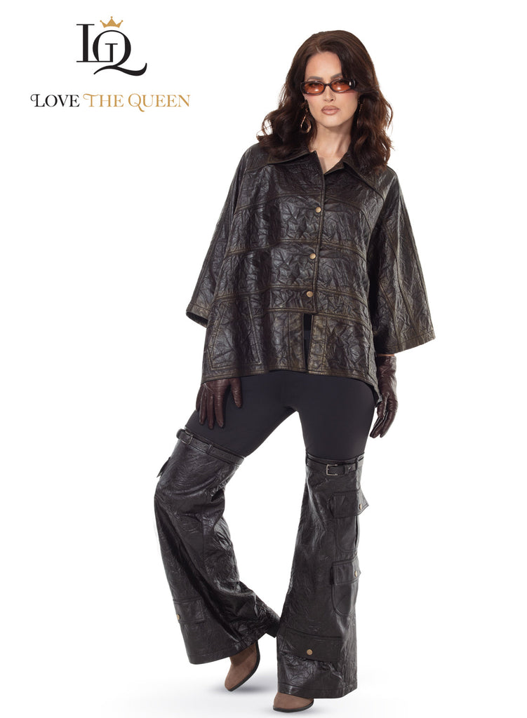 2pc. Jacket & Pant Set - Love The Queen. Style 17621