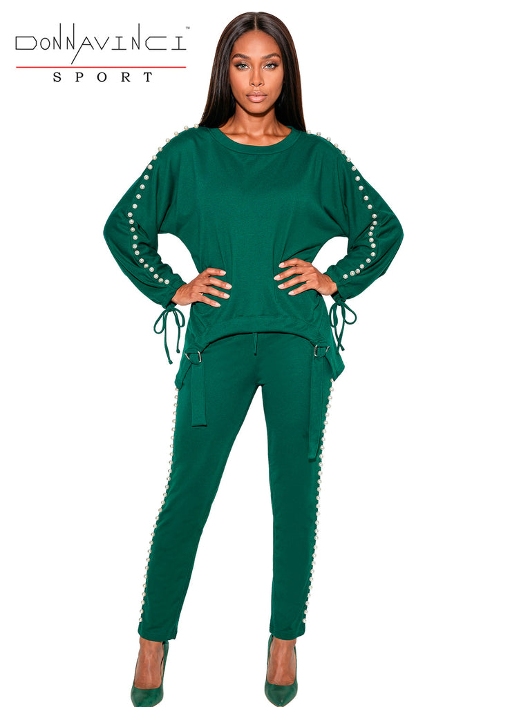 Donna Vinci Sport, 2pc. Top & Pant Set. Style 21048