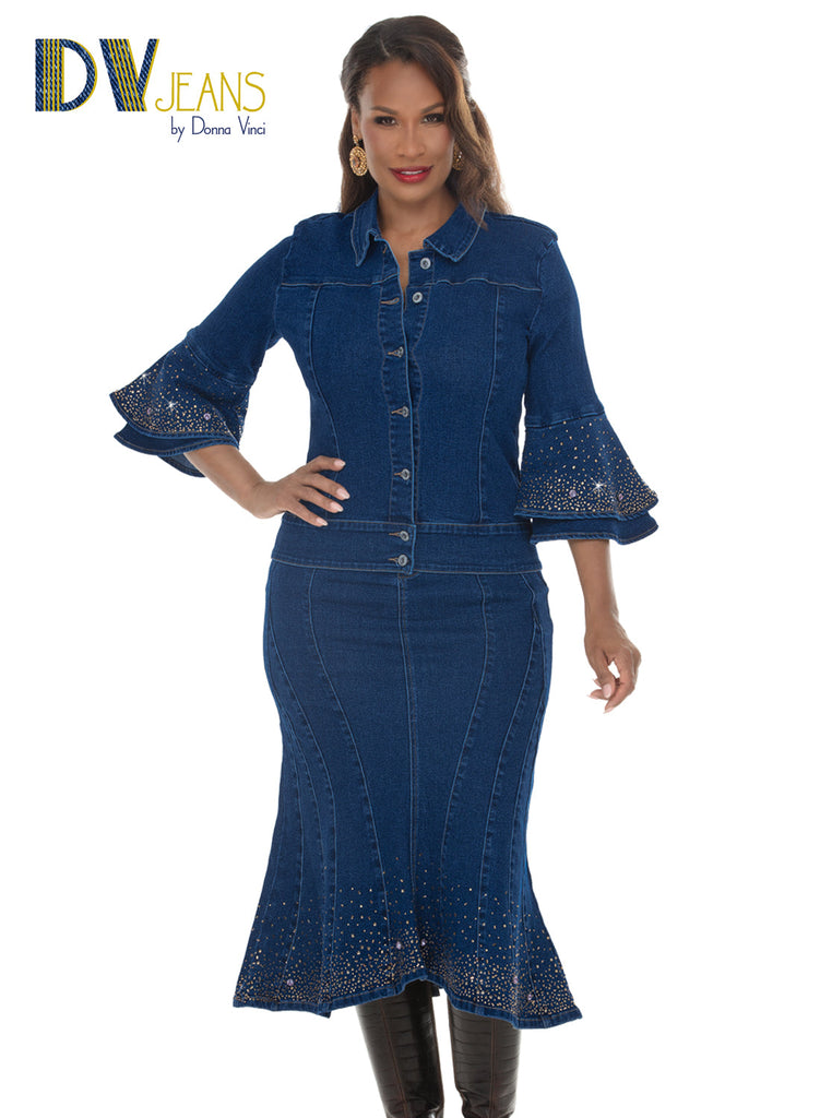 Donna Vinci Jeans, Style 8523-J - Denim Jacket