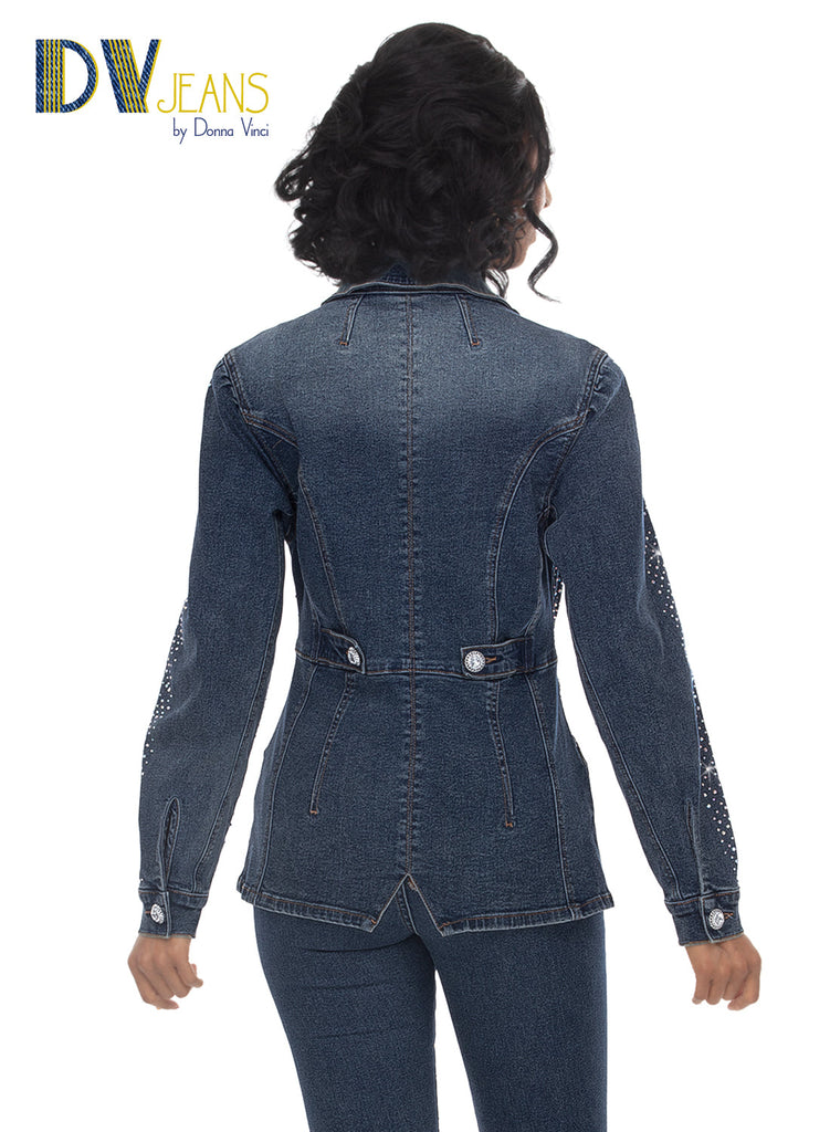 Donna Vinci Jeans, Style 8525-J - Denim Jacket