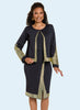Donna Vinci Knits, Style 13435 - 3pc. Jacket, Cami & Skirt Set