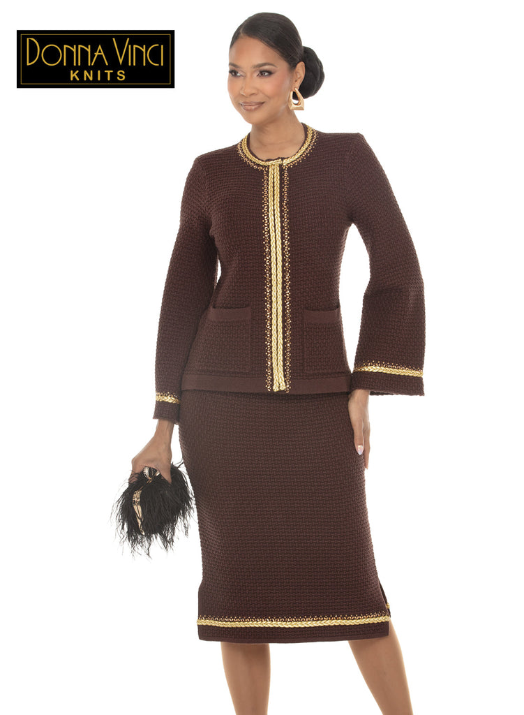 Donna Vinci KNITS, 2pc. Jacket & Skirt Set Style 13474