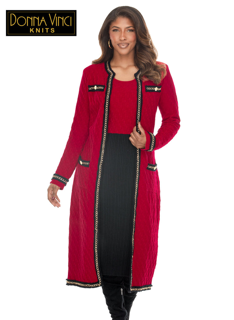 Donna Vinci KNITS, 2pc. Dress & Jacket Set Style 13475