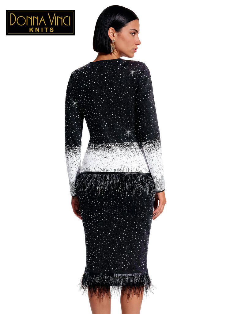 Donna Vinci KNITS, 2pc. Jacket & Skirt Set Style 13486