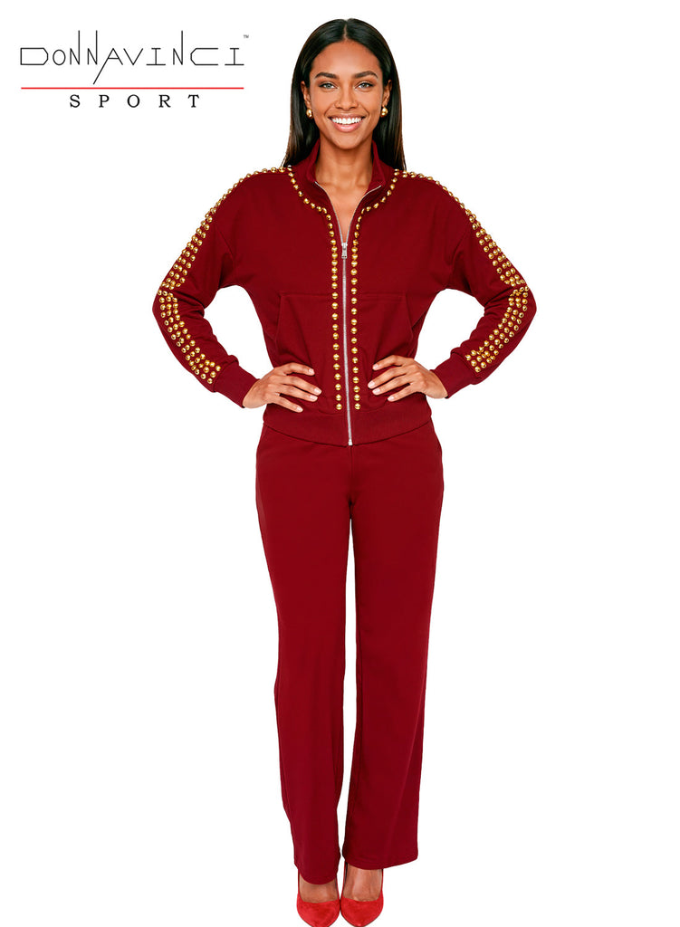 Donna Vinci Sport, 2pc. Jacket & Pant Set.  Style 21049