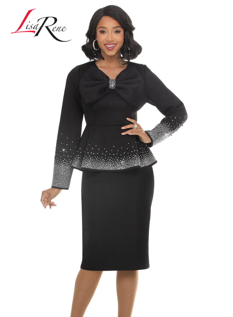 Lisa Rene'  2pc. Jacket & Skirt Set, Style 3397