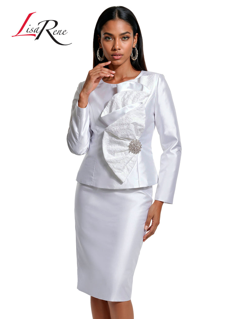 Lisa Rene'  2pc. Jacket & Skirt Set, Style 3398