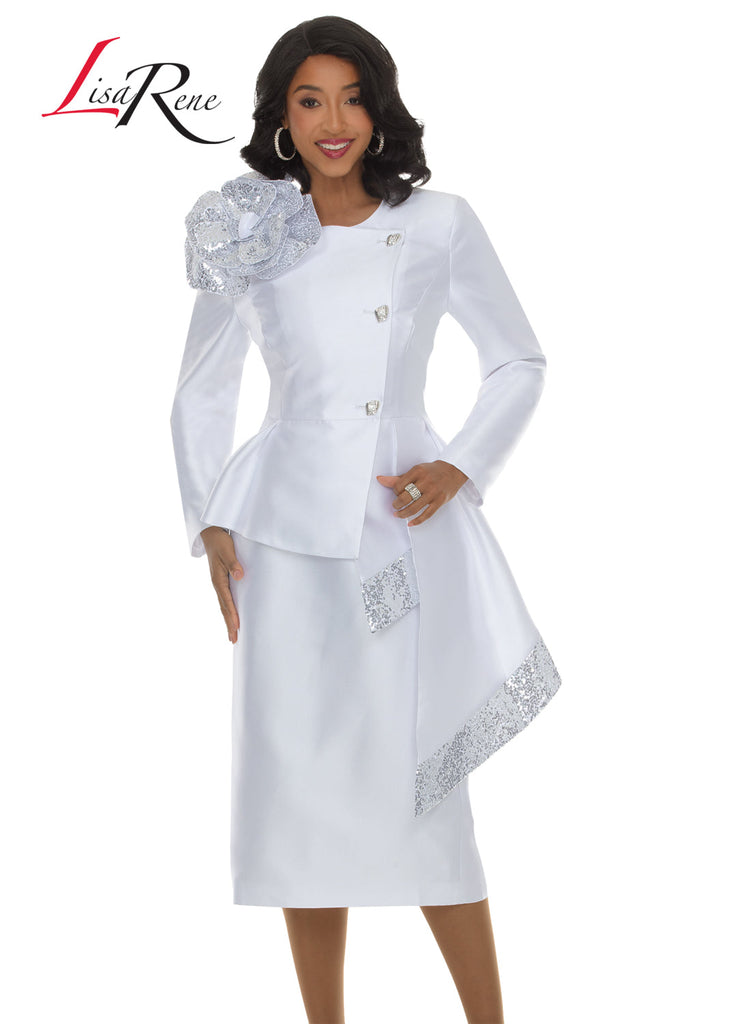 Lisa Rene'  2pc. Jacket & Skirt Set, Style 66972
