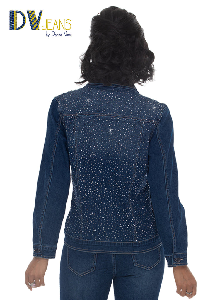 Donna Vinci Jeans, Style 8524-J - Denim Jacket