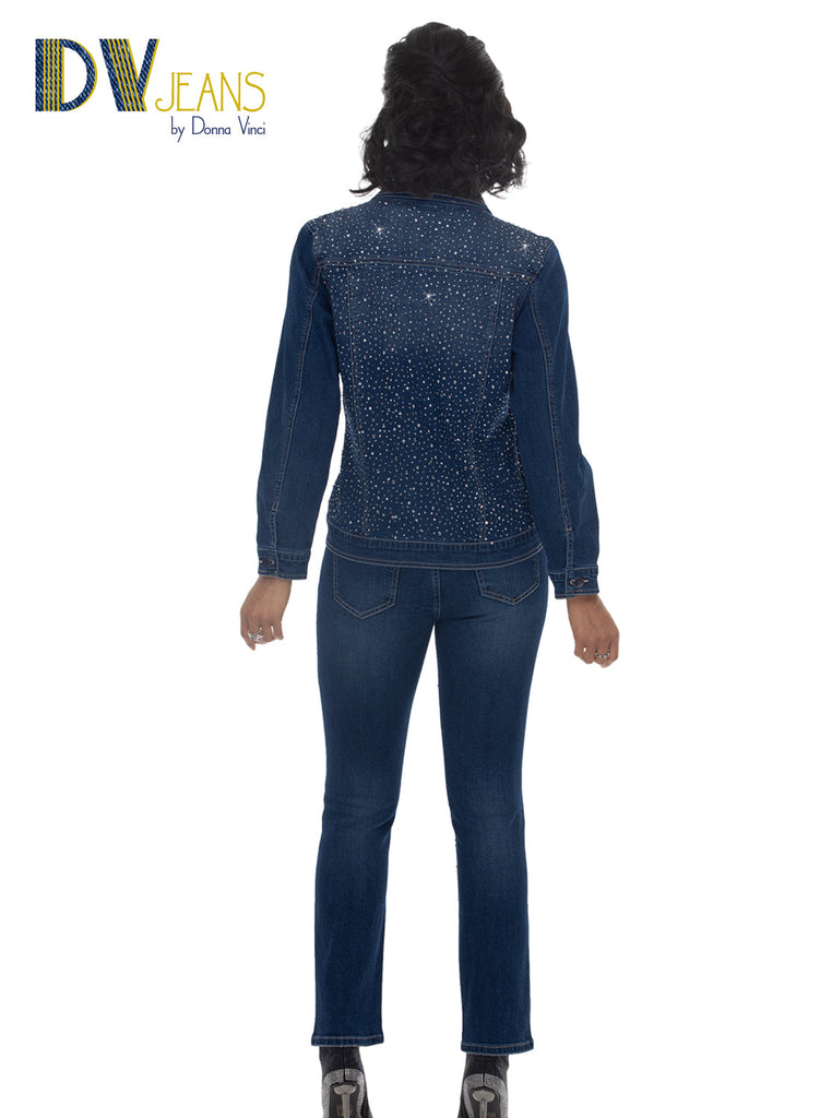 Donna Vinci Jeans, Style 8524-J - Denim Jacket