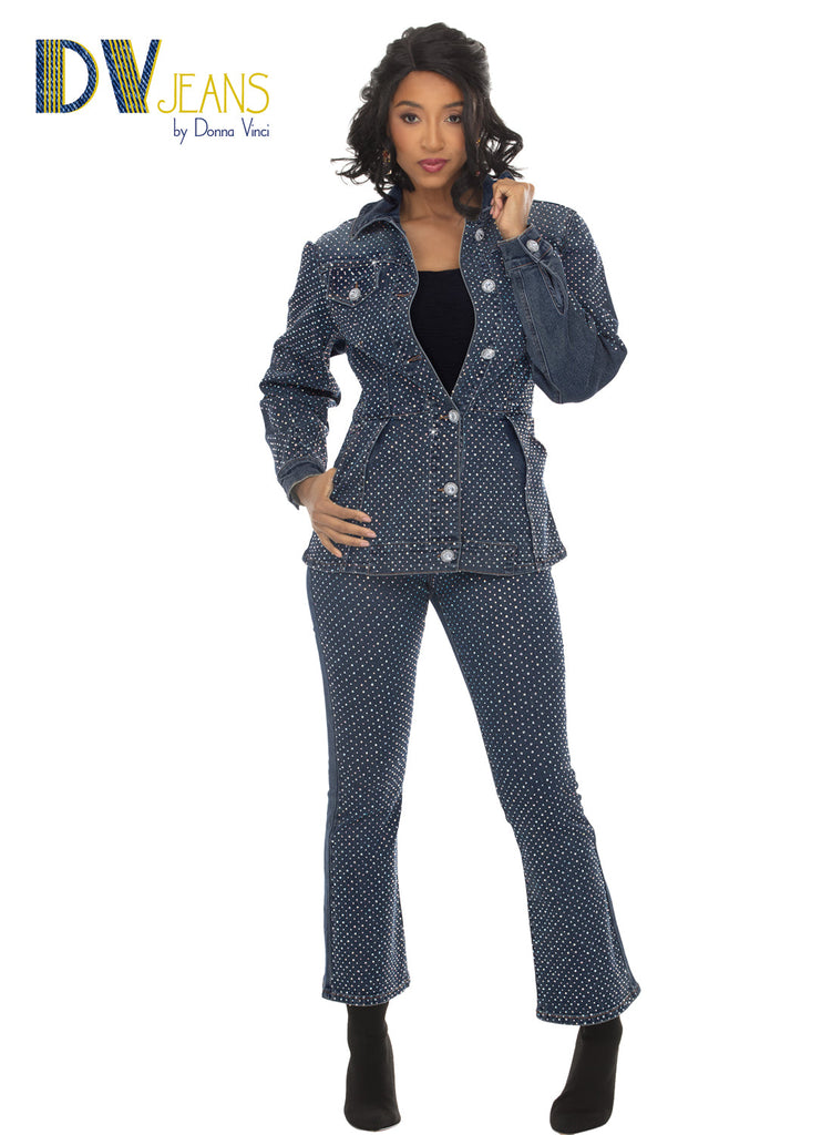 Donna Vinci Jeans, Style 8525-J - Denim Jacket