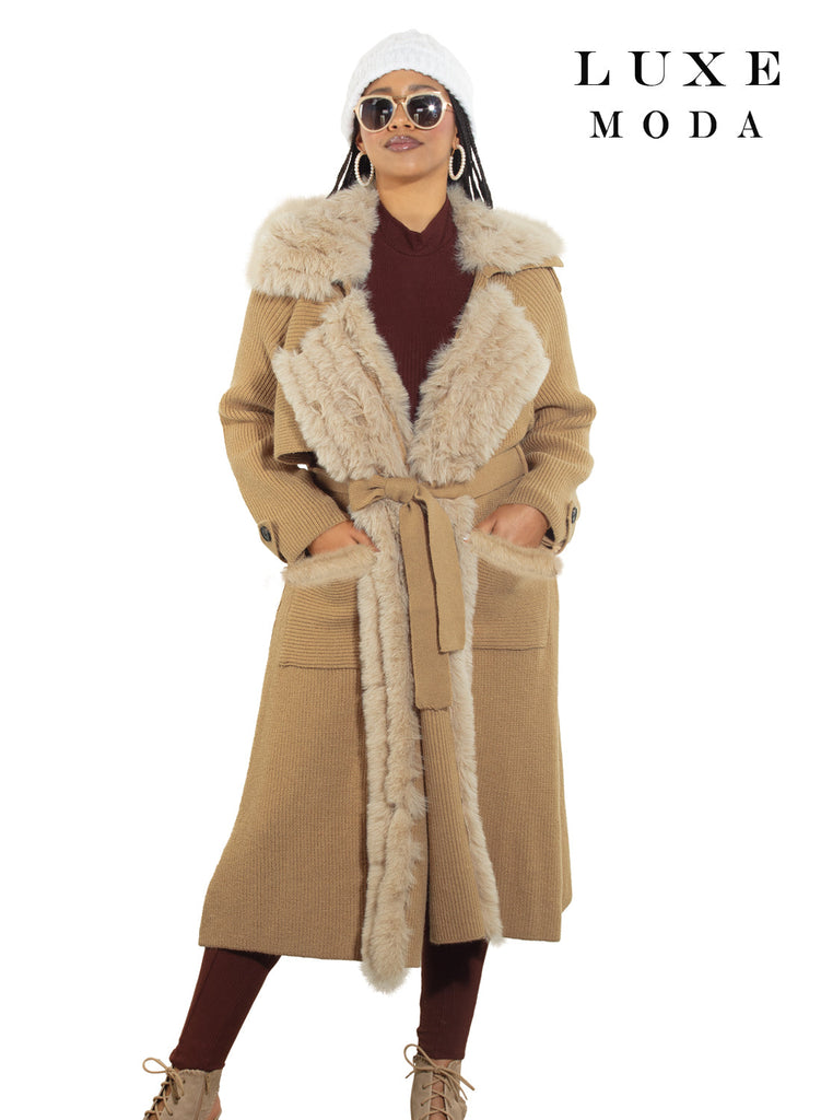 Luxe Moda,  - Style LM-490 - Coat/Duster