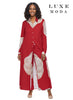 Luxe Moda, Style LM-499 - 2pc. Duster & Pant Set