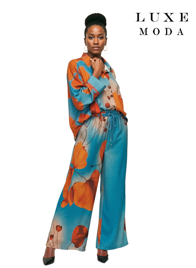 Luxe Moda, Style LM-500 - 2pc. Top & Pant Set