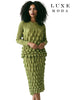 Luxe Moda, Style LM-523 - 2pc. Top & Skirt Set