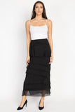 Tesoro Moda, Style 723 Long Skirt, Black